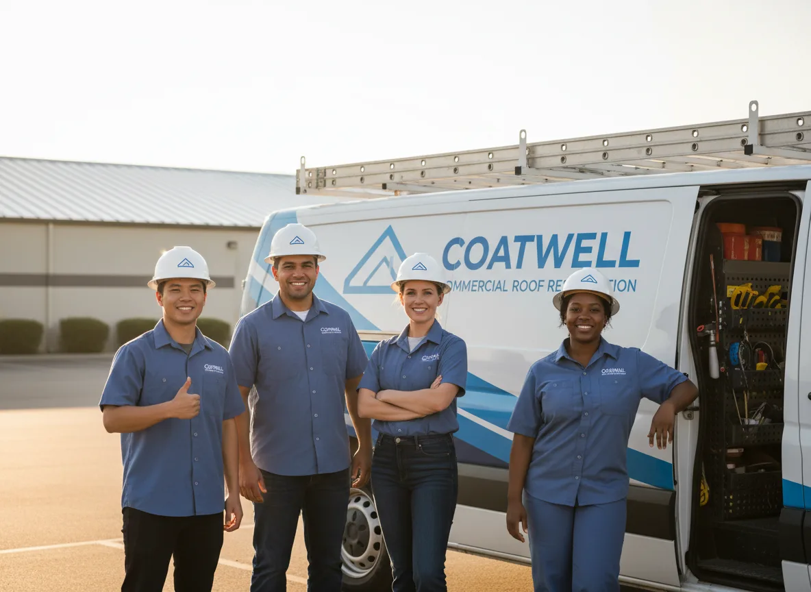 Commercial roof coating company in Moon, VA